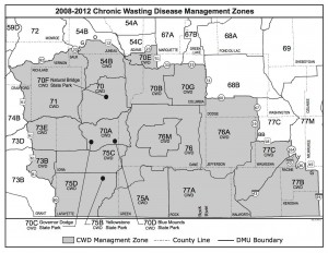 WI CWD Management Zones