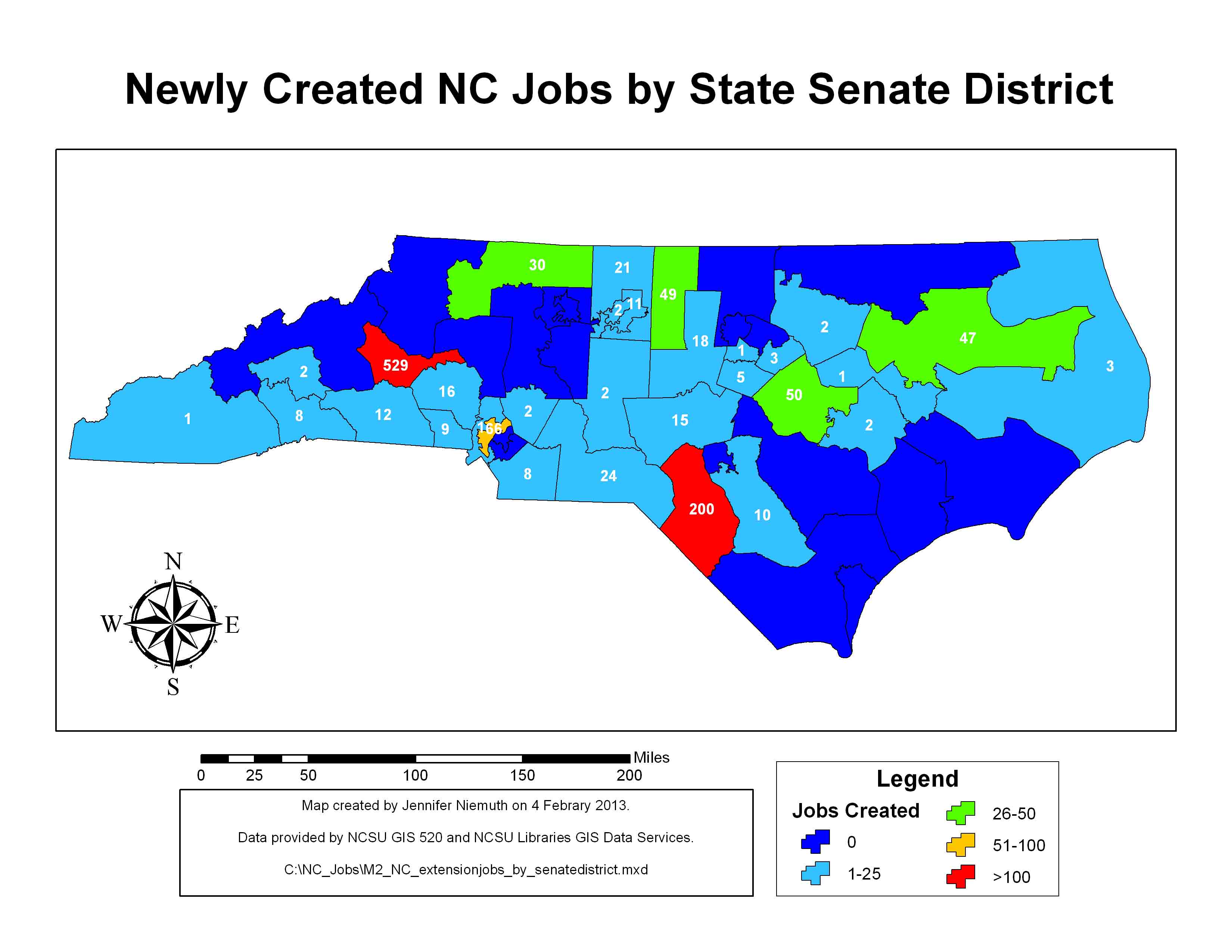 New jobs by state senate district