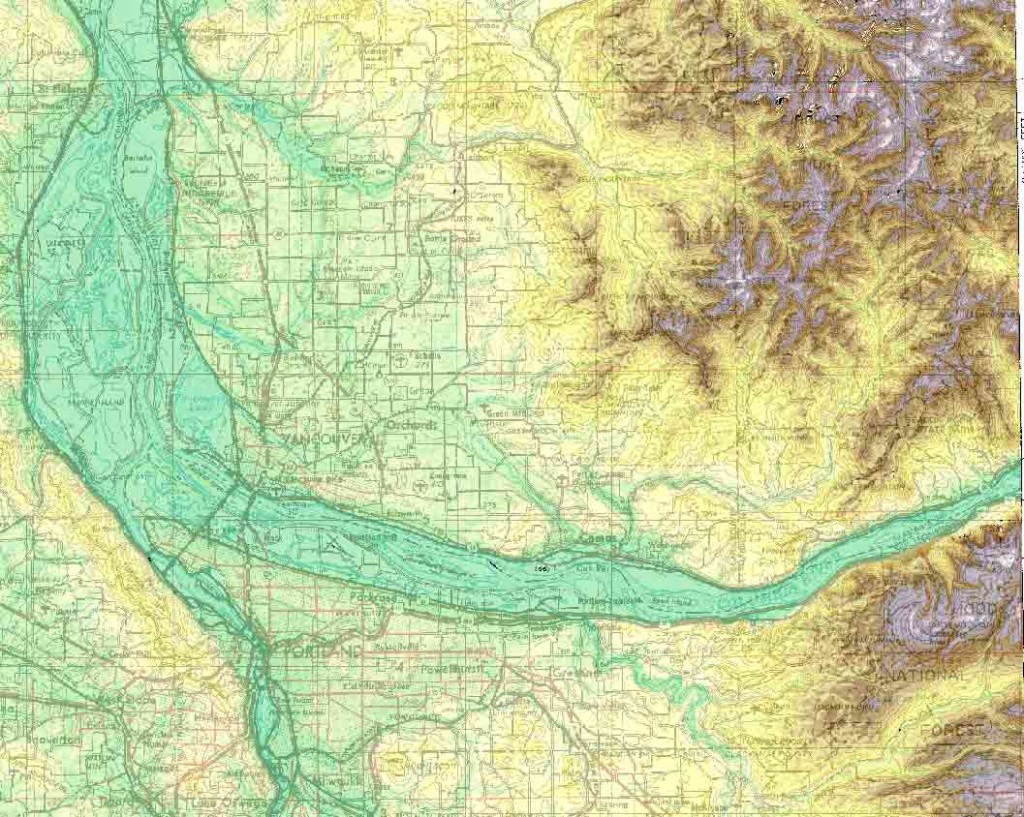 raster topographic maps